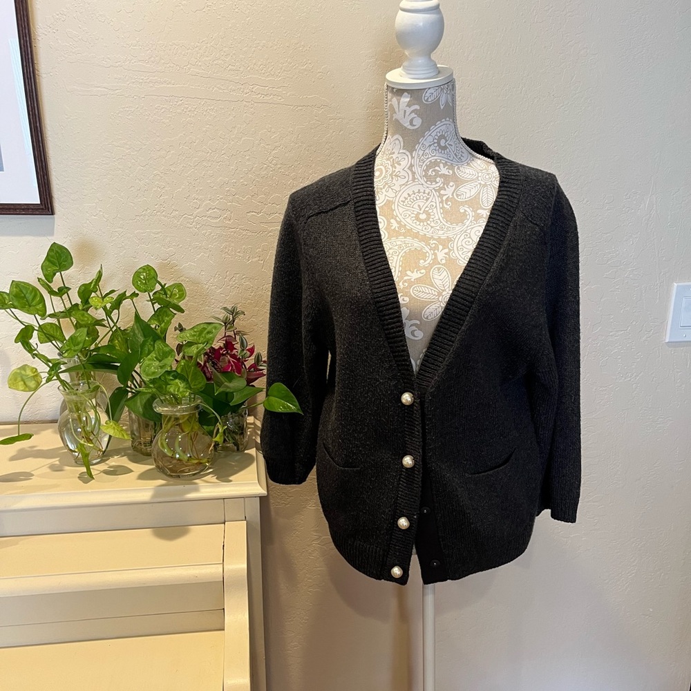 CAbi elbow sleeve cardigan